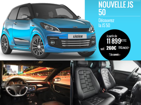 LIGIER Voiture sans permis  occasion Carri&egrave;res-sous-Poissy 78955