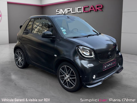 Smart ForTwo Fortwo Cabrio 0.9 109 ch S&S BA6 Brabus Xclusive 2017 occasion Paris 75017