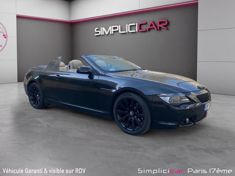 BMW S&eacute;rie 6 645Ci Cab S&eacute;quentielle SMG 2004 occasion Paris 75017