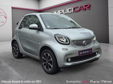 Smart ForTwo Fortwo Cabrio 0.9 90 ch S&S BA6 Prime 2017 occasion Paris 75017