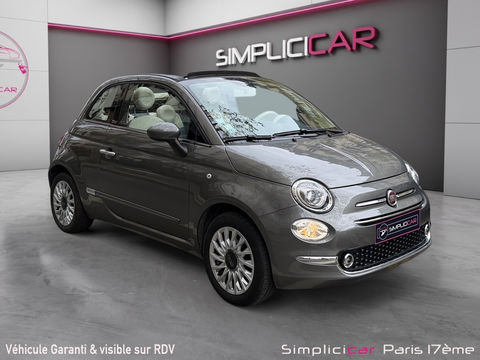 Fiat 500 C 500C 1.2 69 ch Lounge 2018 occasion Paris 75017