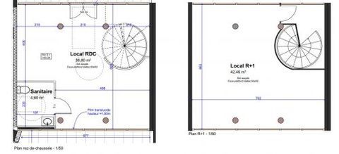 Donnez vie &agrave; votre projet dans ce local fonctionnel et modulable en plein c�ur de Bourges ! 634 18000 Bourges
