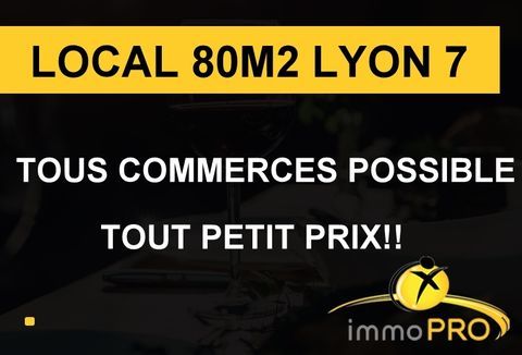 Local de 80 m2 sur Lyon 7 avec grand lin&eacute;aire &agrave; voir ... 20000 69007 Lyon