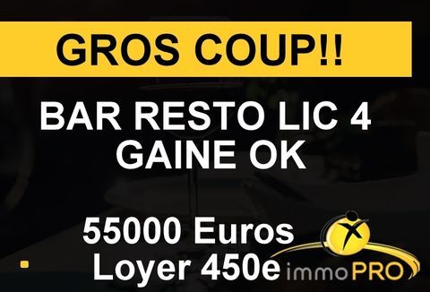 GROS COUP!!BAR RESTAURANT TOUT PETIT PRIX!!LOYER 450 ... 55000 69300 Caluire