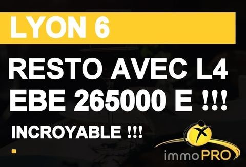 RESTAURANT MAGNIFIQUE AU COEUR DU 6 &egrave;me avec LICENCE ... 648000 69006 Lyon