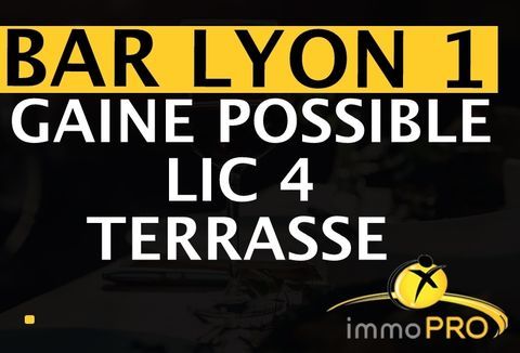 BAR DANS LES PENTES !Bar pur avec possibilit&eacute; de rest... 148500 69001 Lyon