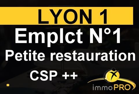 Emplacement N&deg;1.Le local est sur axe majeur avec beau... 58000 69004 Lyon
