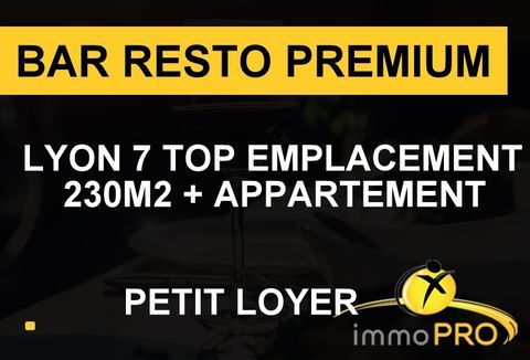 Emplacement pr&eacute;mium pour ce bar restaurant situ&eacute; sur ... 530000 69007 Lyon