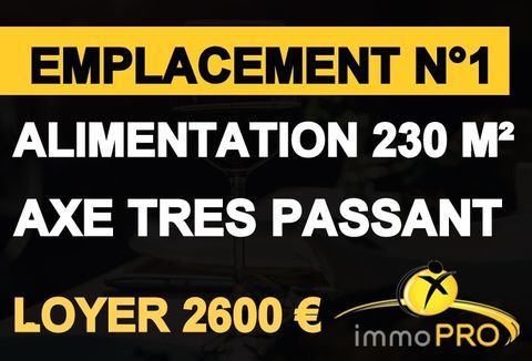 Commerce alimentaire  - Emplacement n&deg;1, axe tr&egrave;s pas... 299000 73200 Alberville