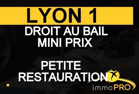 Droit au bail 30K� Lyon 1er!!! Petite resatauration!!... 30000 69001 Lyon