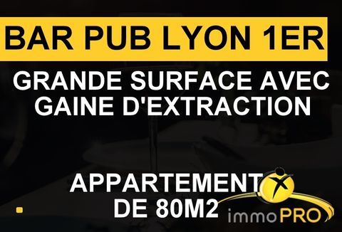 Bar pub festif dans l'une des rues les plus anim&eacute;es d... 470000 69001 Lyon
