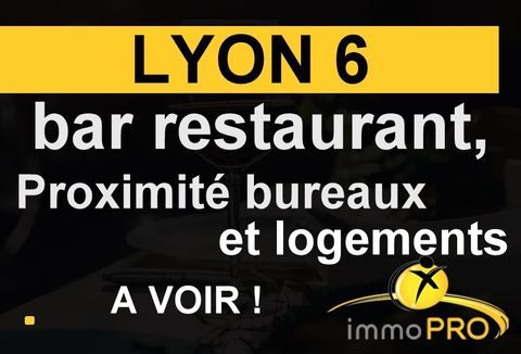 Etablissement de bar restaurant situ&eacute; dans le 6&egrave;me ar... 165000 69006 Lyon