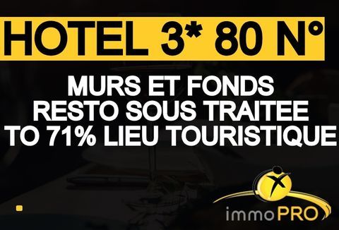 HOTEL BUREAU 76 n° 3* Vente murs et fonds, 987 000 fo... 972000 31000 Toulouse