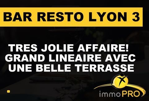 Bel &eacute;tablissement de bar restaurant. Sur Lyon 3 &agrave; d&eacute;c... 324000 69003 Lyon