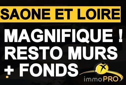 MURS ET FONDS pour ce BAR RESTAURANT, une des PLUS BE... 899000 71000 Macon