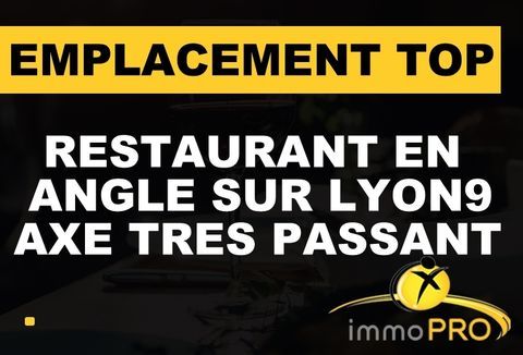 Joli emplacement pour ce restaurant en angle Lyon 9! ... 250000 69009 Lyon