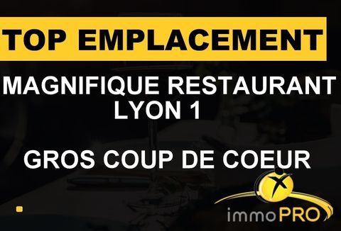 Magnifique affaire coup de coeur!! Ce restaurant sur ... 252000 69001 Lyon