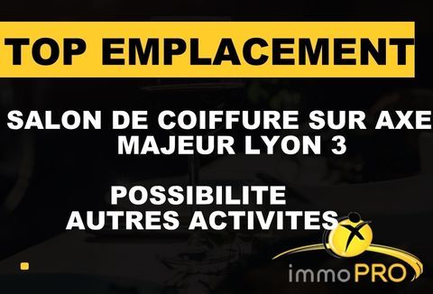 Fonds de commerce de salon de coiffure, situ&eacute; sur un ... 37900 69003 Lyon