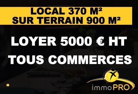 Sur un terrain de 900 m&sup2;, ce local de 370 m&sup2; &agrave; am&eacute;nag... 5200 69100 Villeurbanne