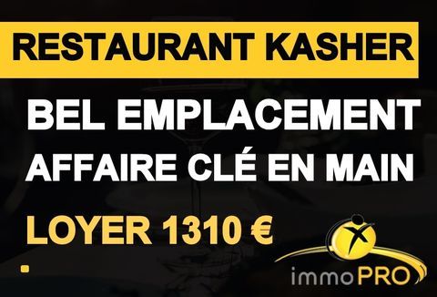 Restaurant kasher, id&eacute;alement situ&eacute; pr&egrave;s des grands a... 323000 69006 Lyon