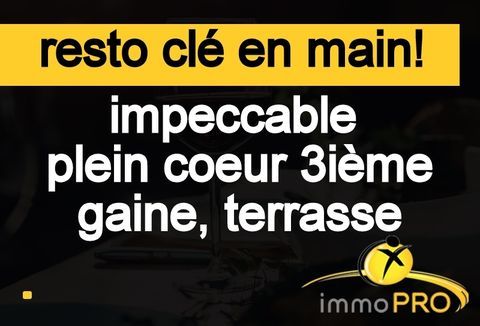 Joli restaurant cl&eacute;s en mains situ&eacute; au coeur du 3&egrave;me ... 119000 69003 Lyon