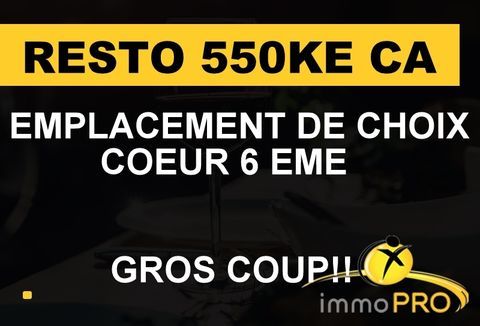 Superbe restaurant top emplacement Lyon 6.A voir cett... 240000 69006 Lyon