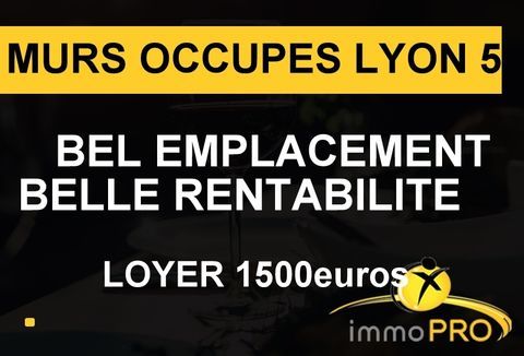 INVESTISSEURS MURS OCCUPES!Lyon 5 tr&egrave;s bien plac&eacute;s mu... 270000 69005 Lyon