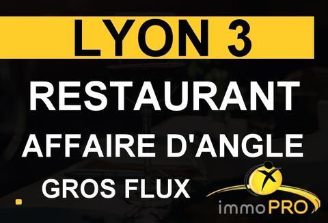 Restaurant situ&eacute; dans une zone &agrave; forte fr&eacute;quentation.... 185000 69003 Lyon