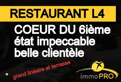 Coeur Lyon 6, pour ce superbe &eacute;tablissement de 35 cou... 199000 69006 Lyon