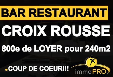 MAGNIFIQUE BAR RESTAURANT secteur Croix RousseEnorm&eacute;m... 375000 69001 Lyon