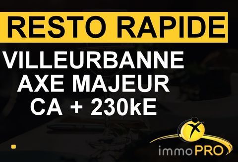 Jolie affaire de restauration sans cuisson !Un beau C... 110000 69100 Villeurbanne