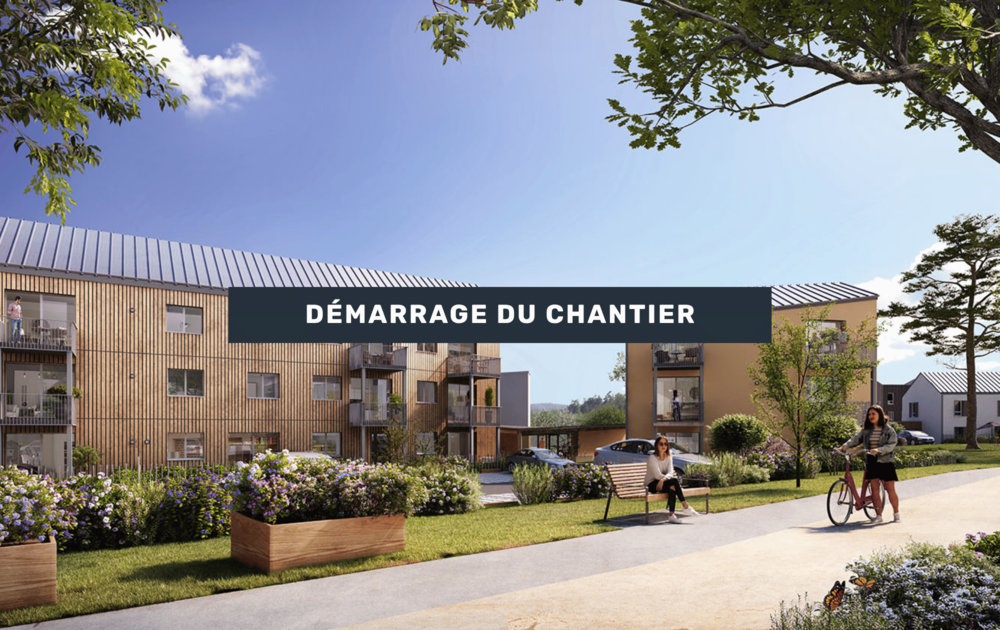 LES TRAVAUX ONT COMMENCÉ !Appartements neufs T2 et T3 à ....