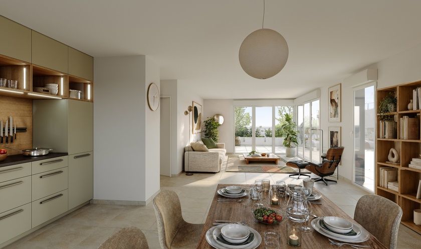 À Cagnes-sur-Mer, l'écoquartier Canebiers-Villette offre....