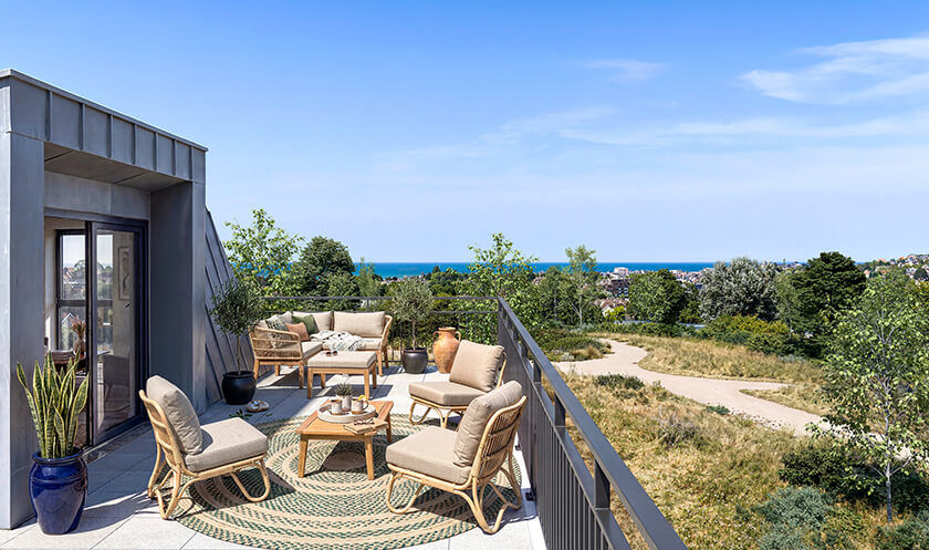 L'Écrin Boisé à Houlgate propose des appartements neufs ....