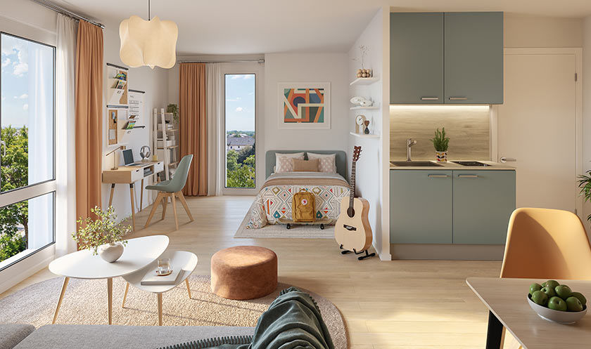 My Campus Anjou à Trélazé propose 57 appartements neufs,....