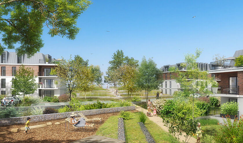 L'Écrin Boisé à Houlgate propose des appartements neufs ....