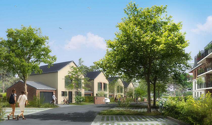 L'Écrin Boisé à Houlgate propose des appartements neufs ....