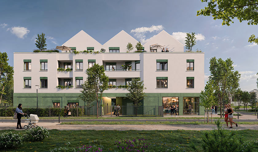Découvrez un programme neuf à Melun dans l'écoquartier W....