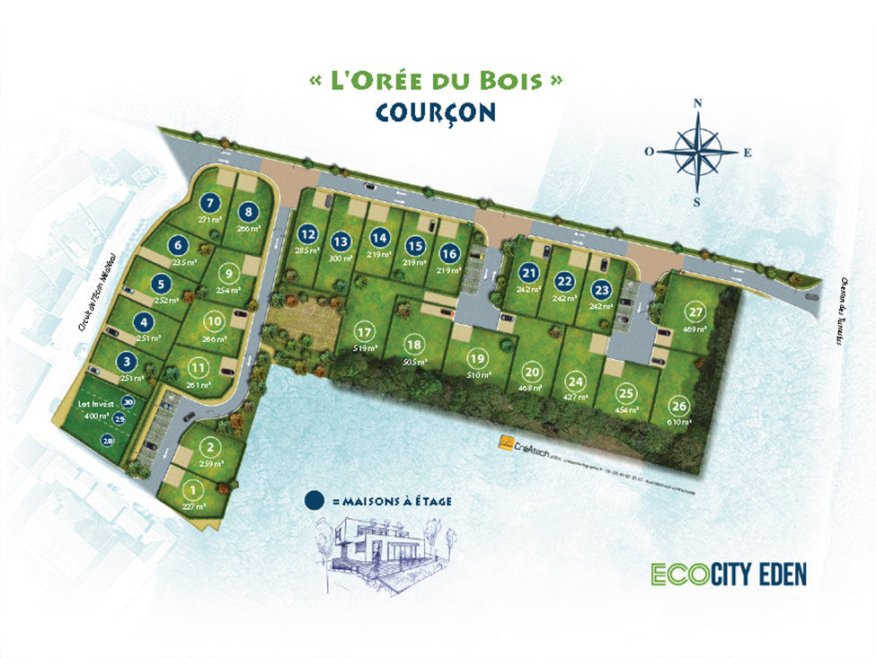 Terrains  batir   Couron (17170)