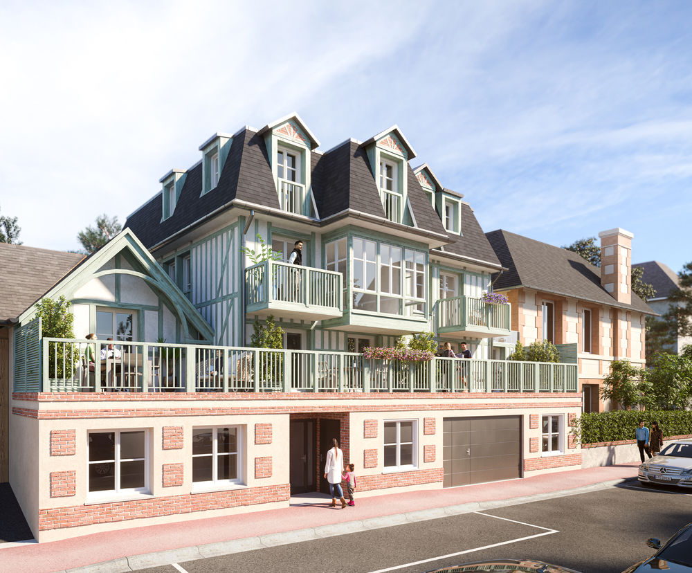 Au coeur de Deauville, à seulement 1 km des Planches ou ....
