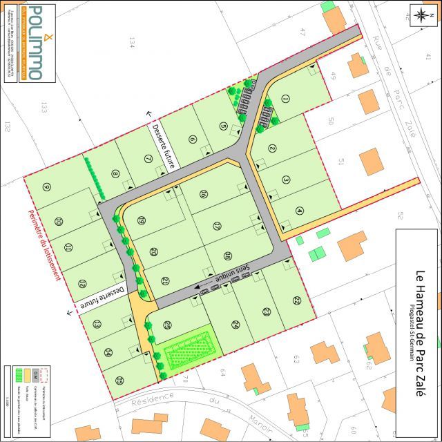 Terrains � batir   Plogastel-Saint-Germain (29710)