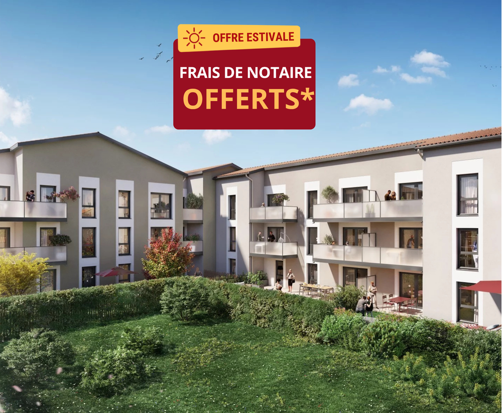 OFFRE ESTIVALE : FRAIS DE NOTAIRE OFFERTS* VENEZ NOUS RE....