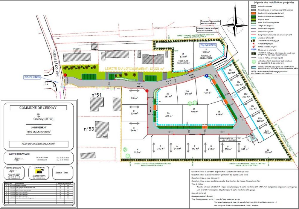 Terrains � batir   Cernay (68700)