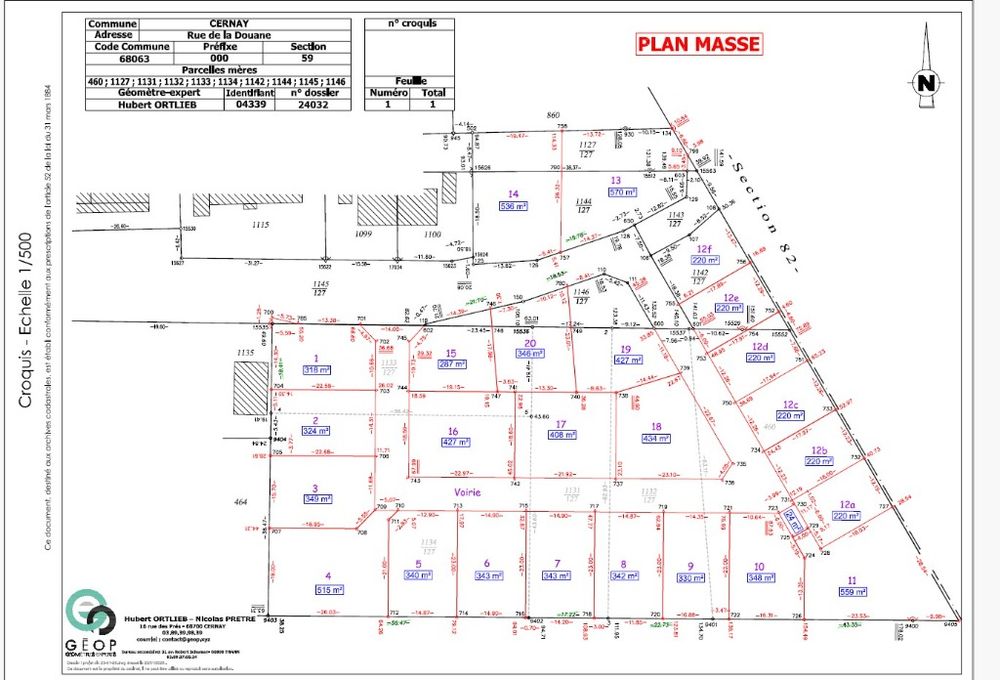 Terrains � batir   Cernay (68700)