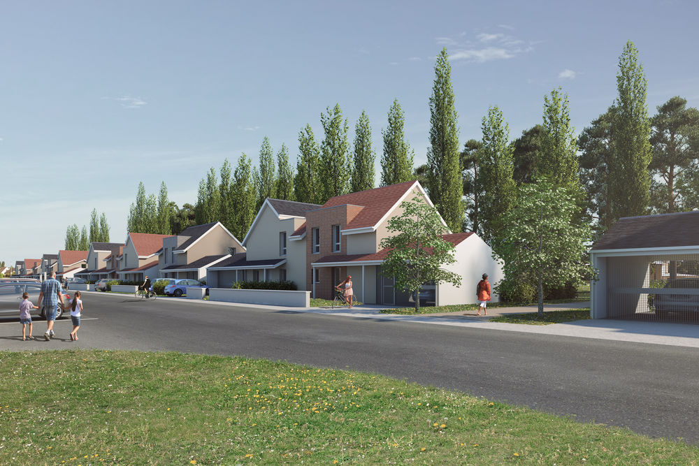 Construits rue Jules Ferry, ces 15 pavillons individuels....
