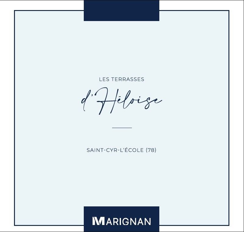 NOUVEAUX LOGEMENTS NEUFS à SAINT-CYR-L'ECOLE, à 2 pas de....