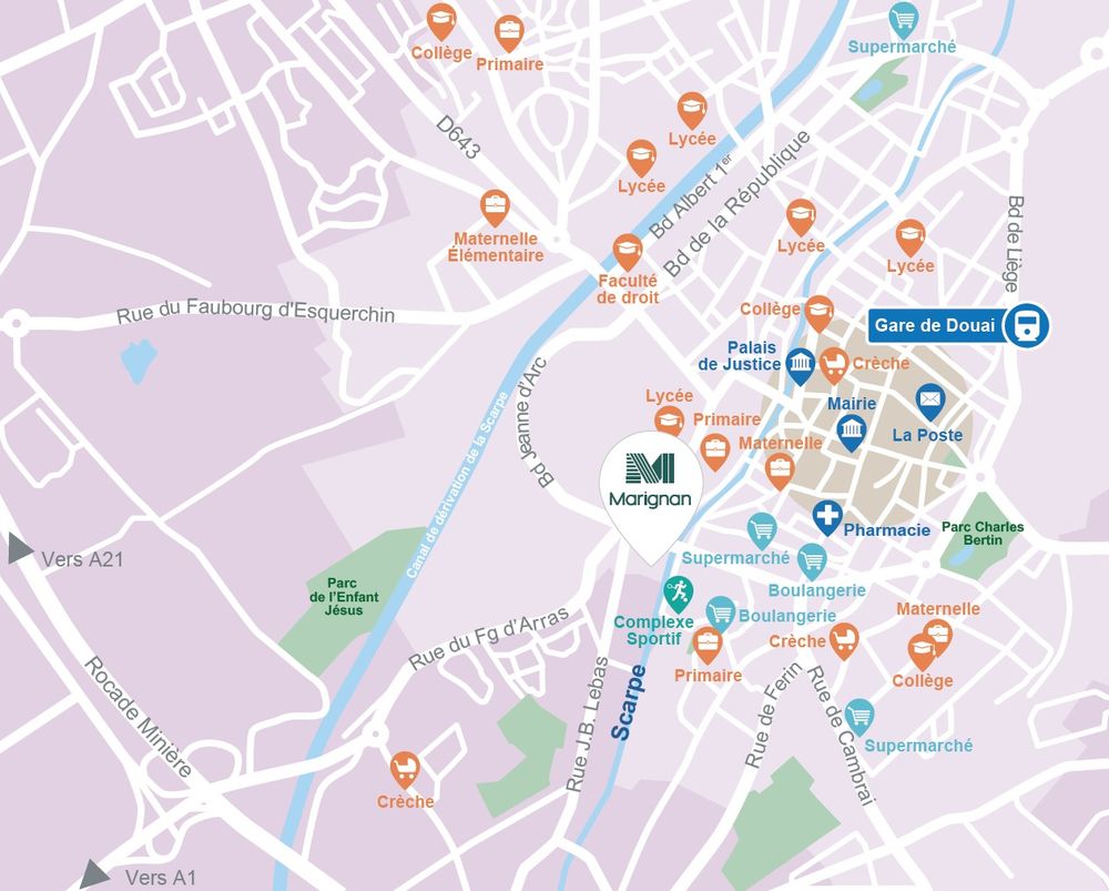 Appartements neufs   Douai (59500)