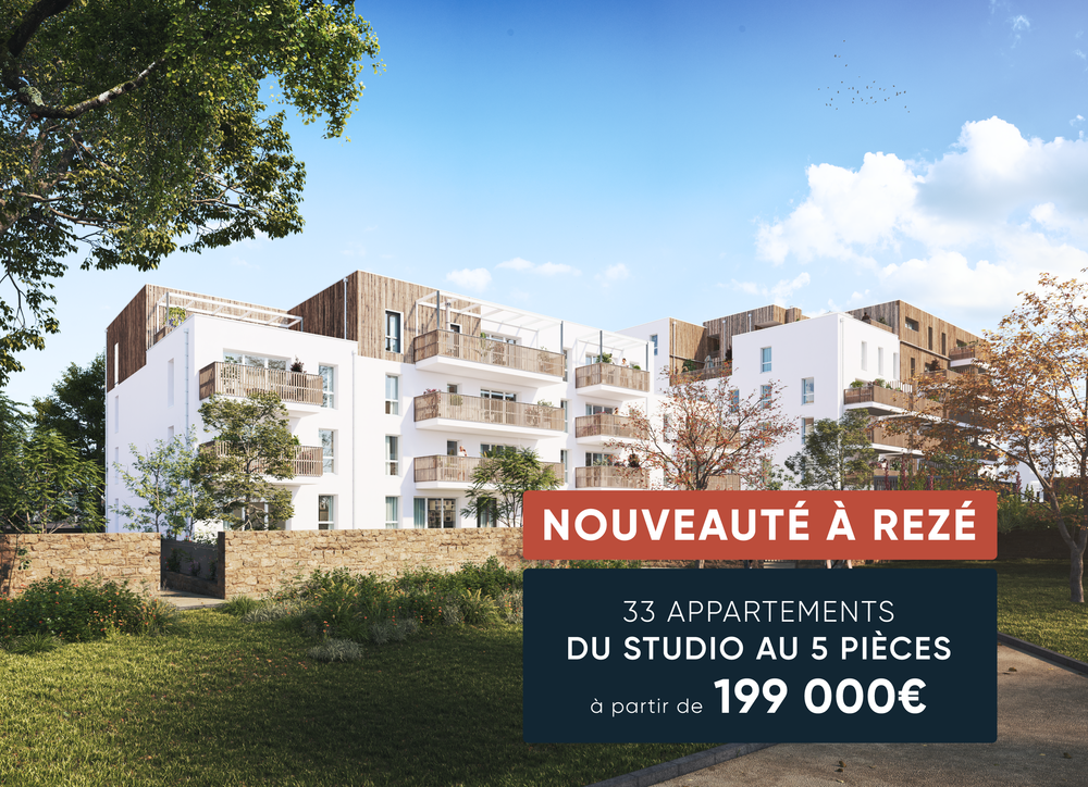 CENTRE-VILLE DE REZÉ - LIVRAISON 2026 - PROFITEZ DES FRA....