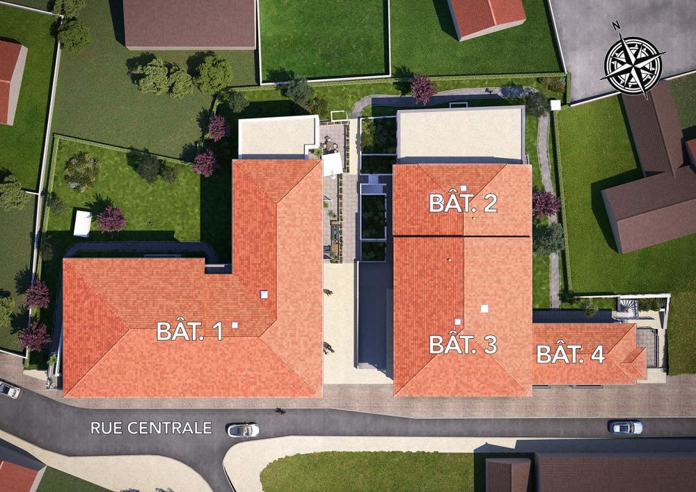 10 appartements du 2 aux 5 pièces avec balcons, possibil....