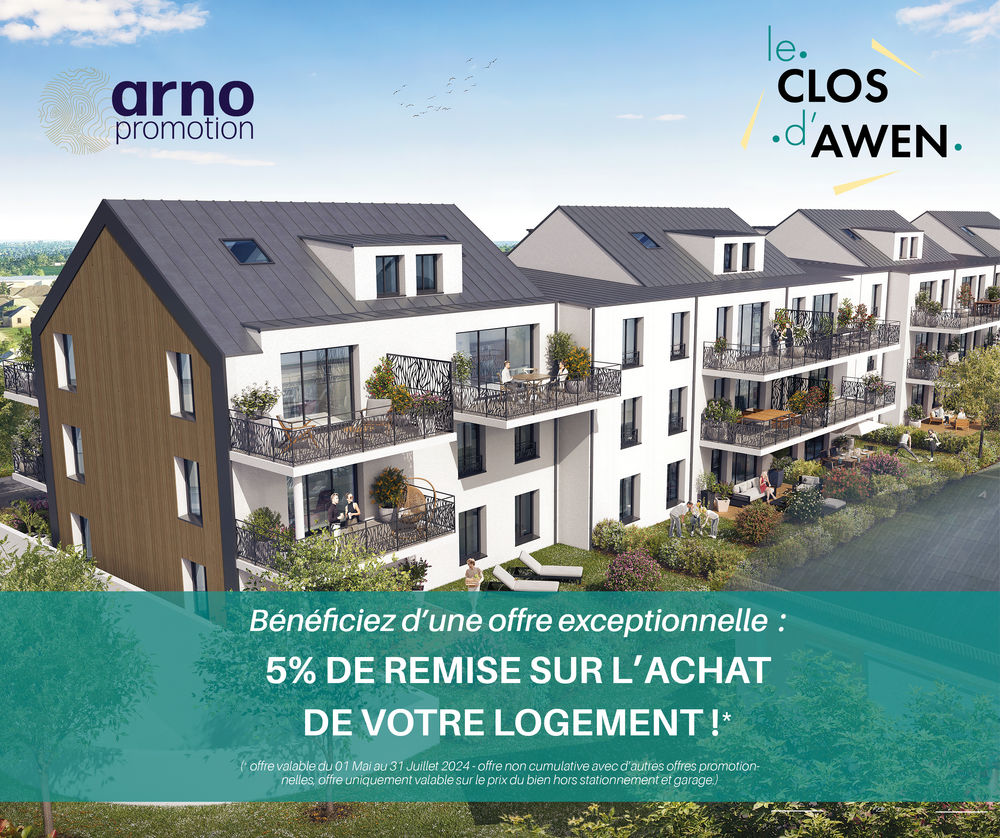 PROMOTION FIN DE PROGRAMME : -5% Sur votre appartement !....